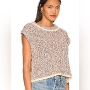 Free People Desert Heat Knit Sleeveless Sweater Size XS